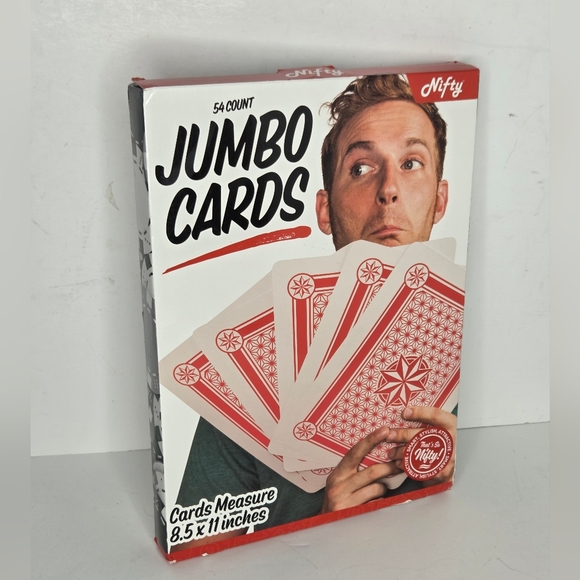 Jumbo Playing Cards - Picture 2 of 6